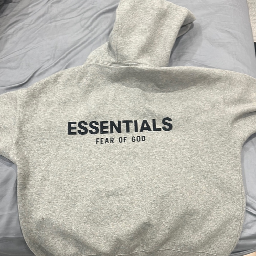 Essentials Heather Gray Hoodie